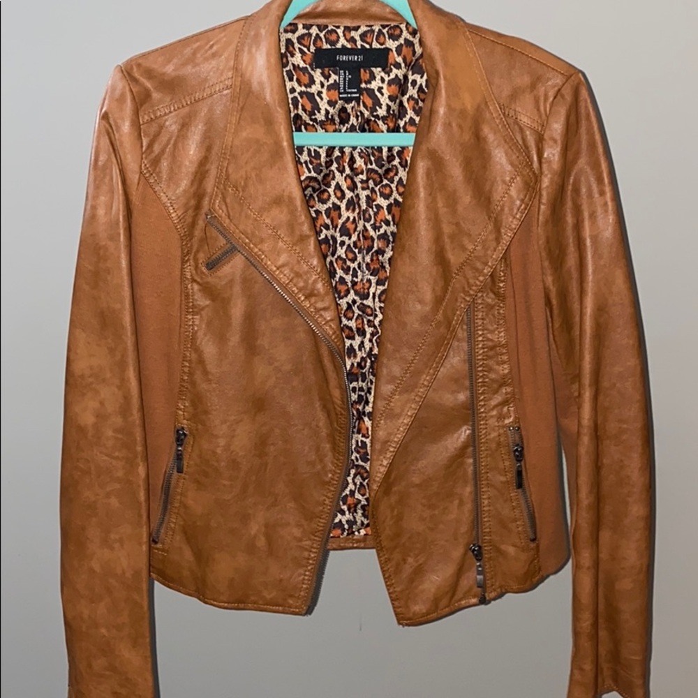 Faux Leather Jacket